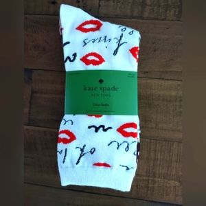 Kate Spade Valentine socks trio pack NEW
